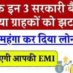 Loan Rates: इन सरकारी बैंकों ने दिया झटका, महंगा कर दिया लोन, अब बढ़ जाएगी आपकी मंथली EMI